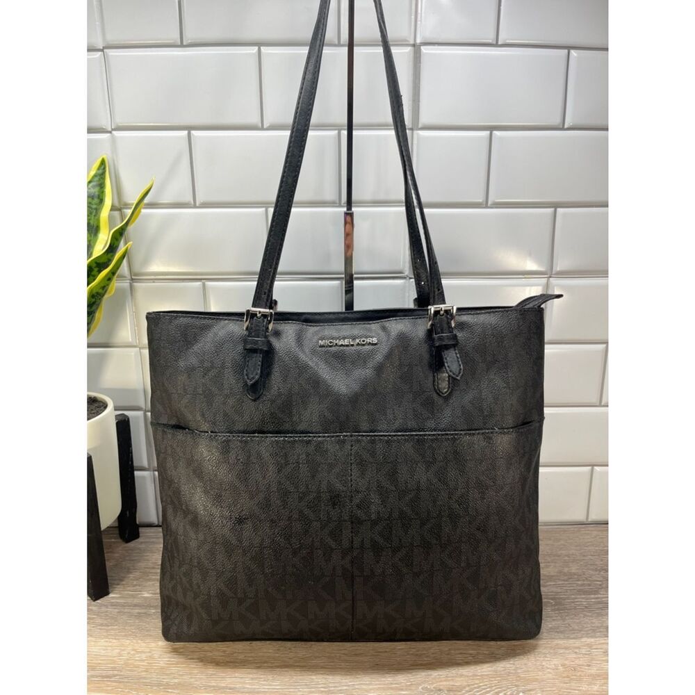 7377 Michael Kors black jet set tote bag 257557377 - Picture 1 of 14